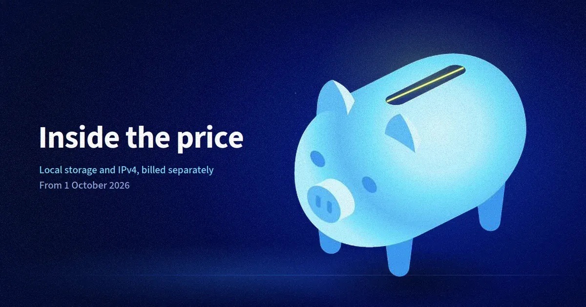OVHcloud artwork accompanying its October public-cloud pricing update.